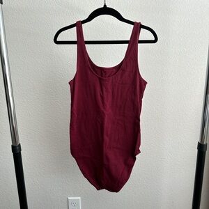 GAP Red Sleeveless Tank Top